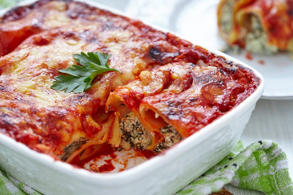 Spinach and Ricotta Cannelloni – Renaissance Herbs